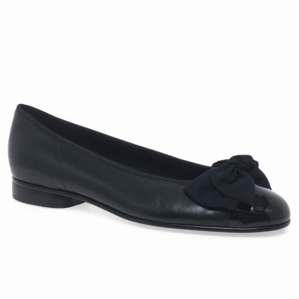 Ballerinas Gabor Amy Bow Trim Mujer Azul Marino | ES0001983