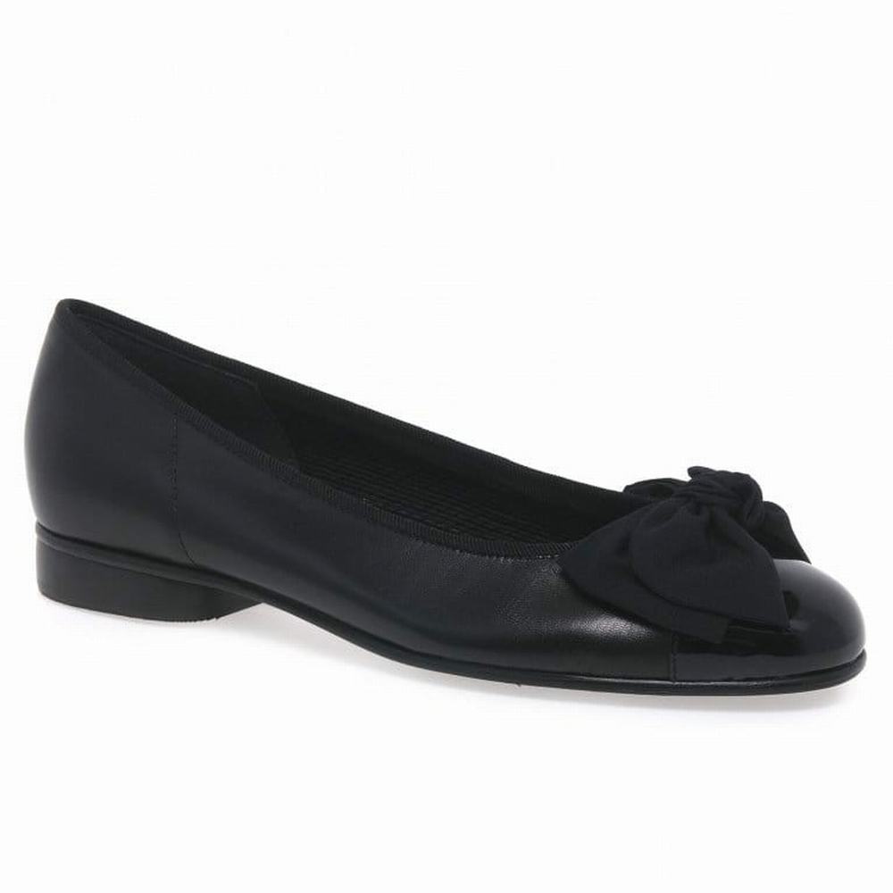 Ballerinas Gabor Amy Bow Trim Mujer Negras | ES0001967