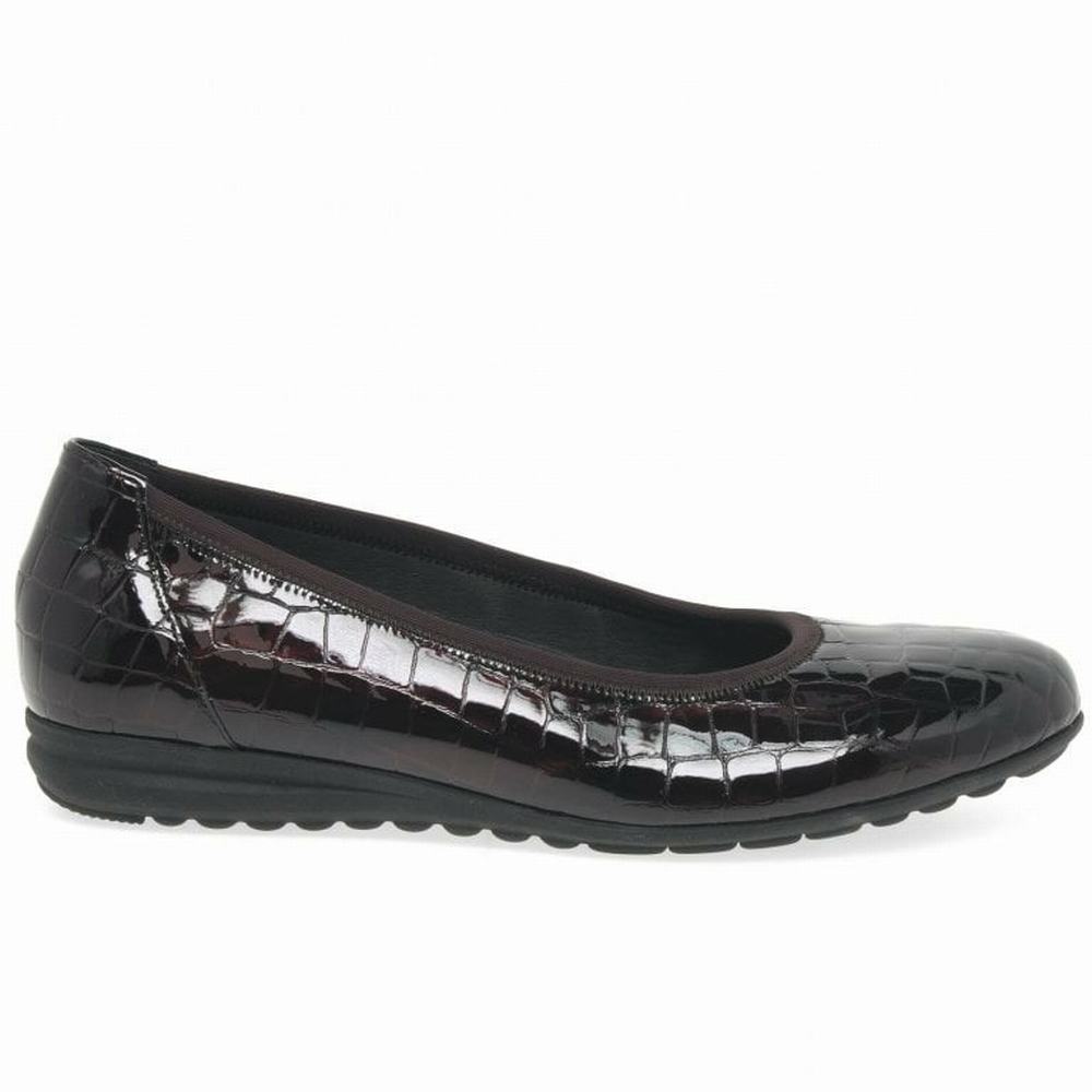 Ballerinas Gabor Splash Casuales Mujer Burdeos | ES0001969