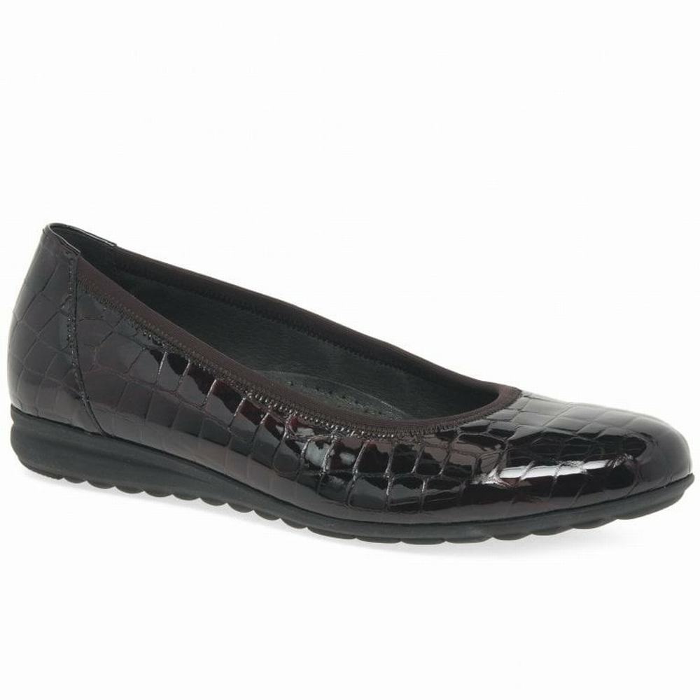 Ballerinas Gabor Splash Casuales Mujer Burdeos | ES0001969