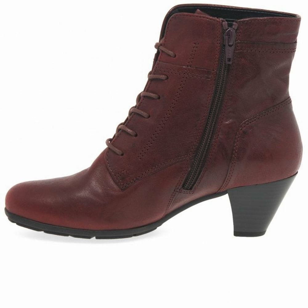 Botines Gabor National Mujer Rojas Oscuro | ES0004611