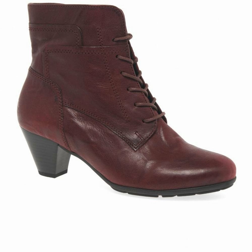 Botines Gabor National Mujer Rojas Oscuro | ES0004611