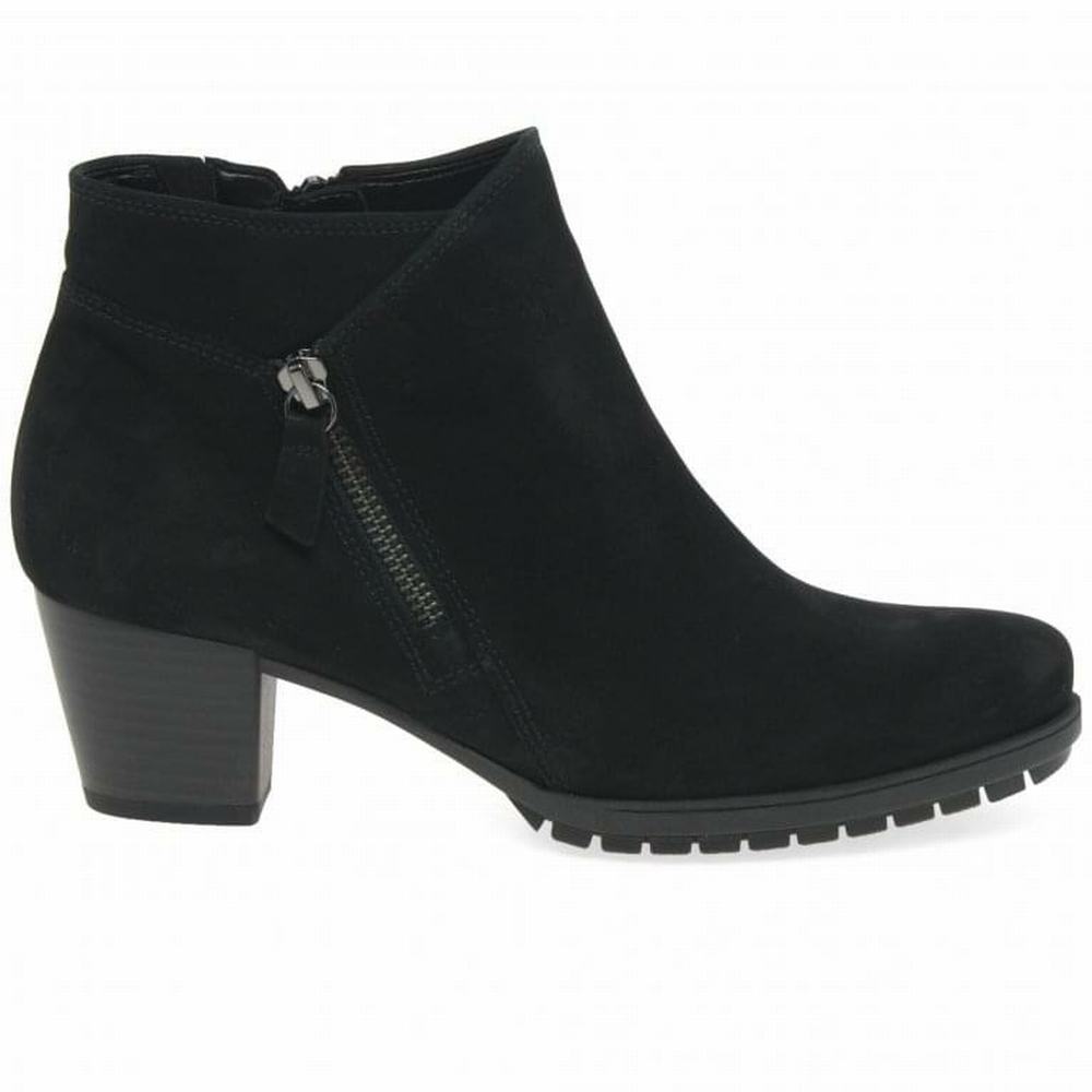 Botines Gabor Olivetti Zip Fijacion Mujer Negras | ES0004639