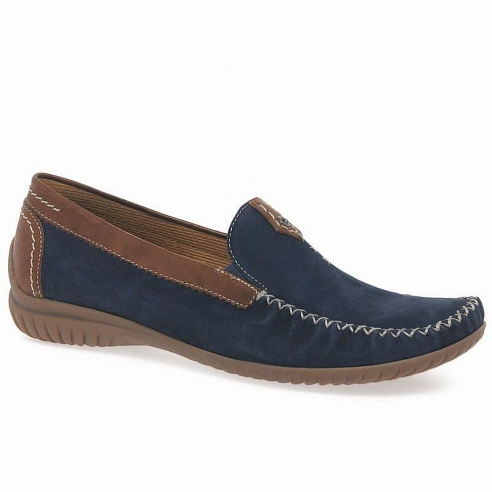 Loafers Gabor California Deportivo Mujer Azul Marino Marrones | ES0001906