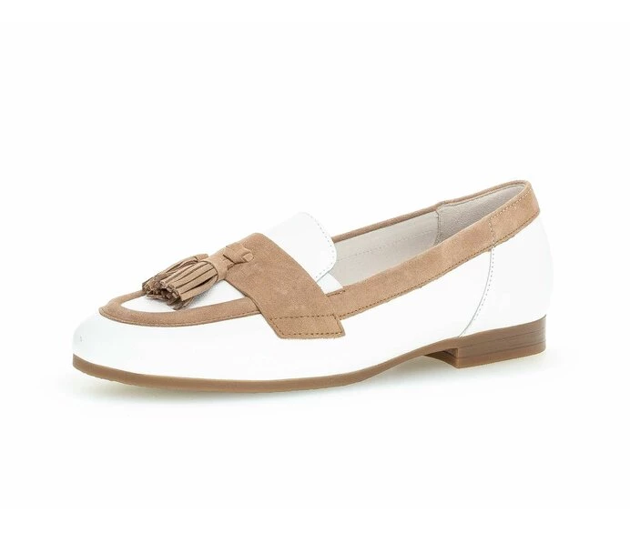 Loafers Gabor Mujer Blancas | ES0001710