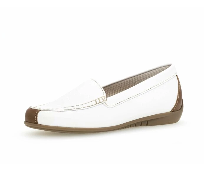 Loafers Gabor Mujer Blancas | ES0001733