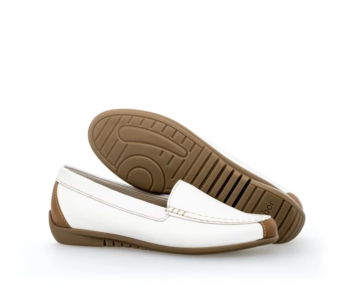 Loafers Gabor Mujer Blancas | ES0001733