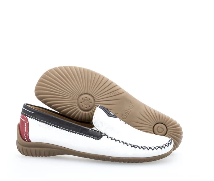 Loafers Gabor Mujer Blancas | ES0001752