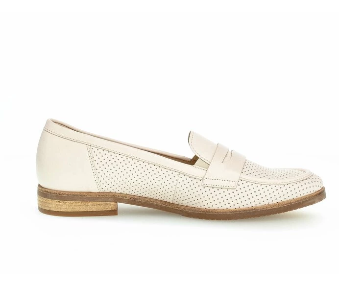 Loafers Gabor Mujer Blancas | ES0001754