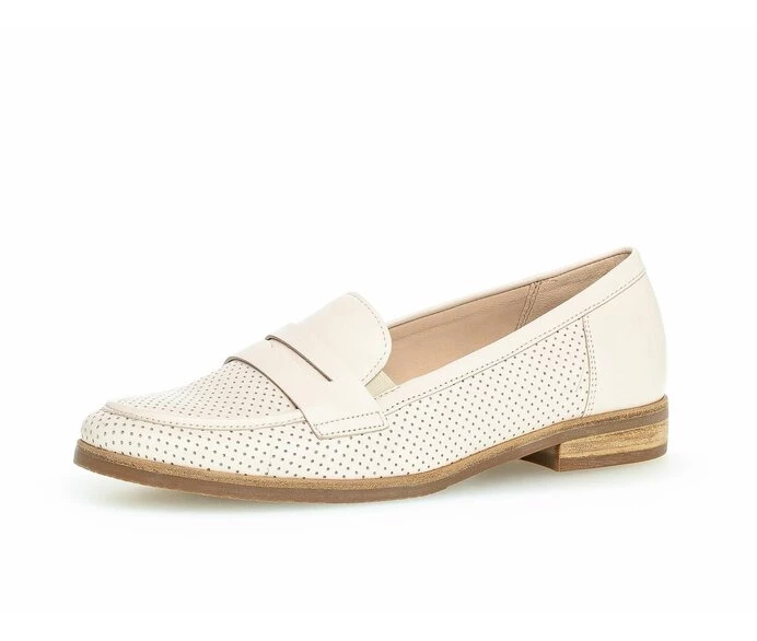 Loafers Gabor Mujer Blancas | ES0001754