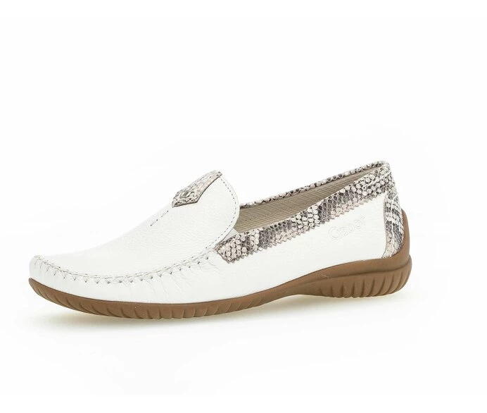 Loafers Gabor Mujer Blancas | ES0001822