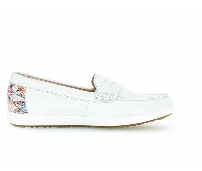 Loafers Gabor Mujer Blancas | ES0001830