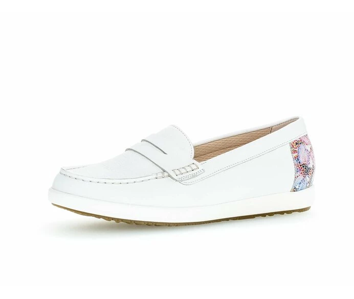 Loafers Gabor Mujer Blancas | ES0001830