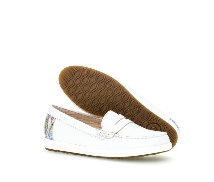 Loafers Gabor Mujer Blancas | ES0001830