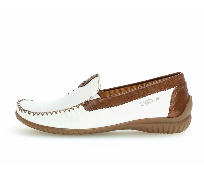 Loafers Gabor Mujer Blancas | ES0001847