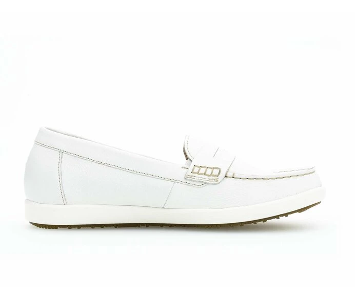 Loafers Gabor Mujer Blancas | ES0001868