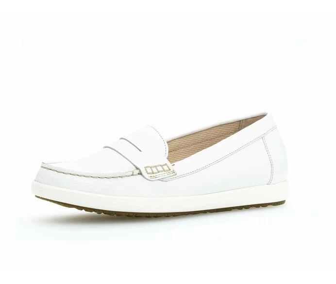 Loafers Gabor Mujer Blancas | ES0001868