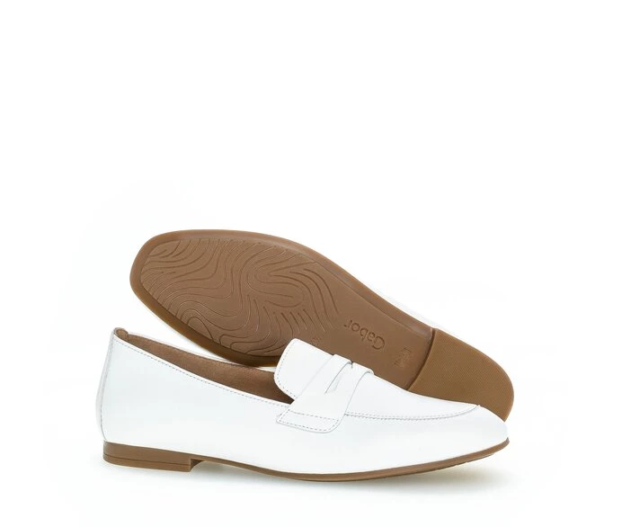 Loafers Gabor Mujer Blancas | ES0001869