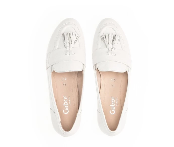 Loafers Gabor Mujer Blancas | ES0001882