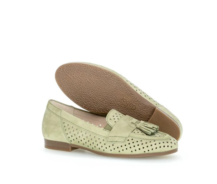 Loafers Gabor Mujer Verde | ES0001739