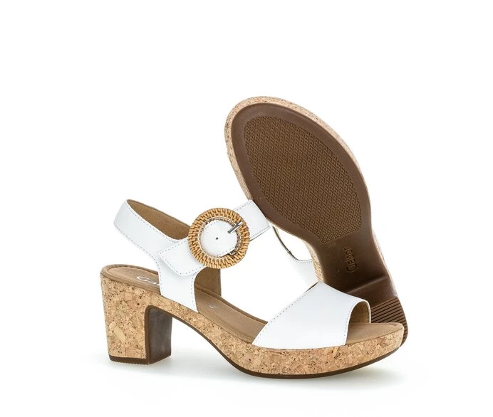 Sandalias Gabor Mujer Blancas | ES0002943