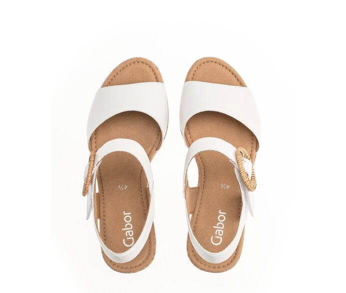 Sandalias Gabor Mujer Blancas | ES0002943