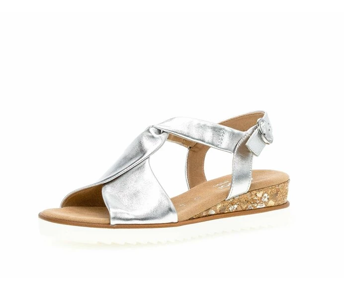 Sandalias Gabor Mujer Plateadas | ES0002349