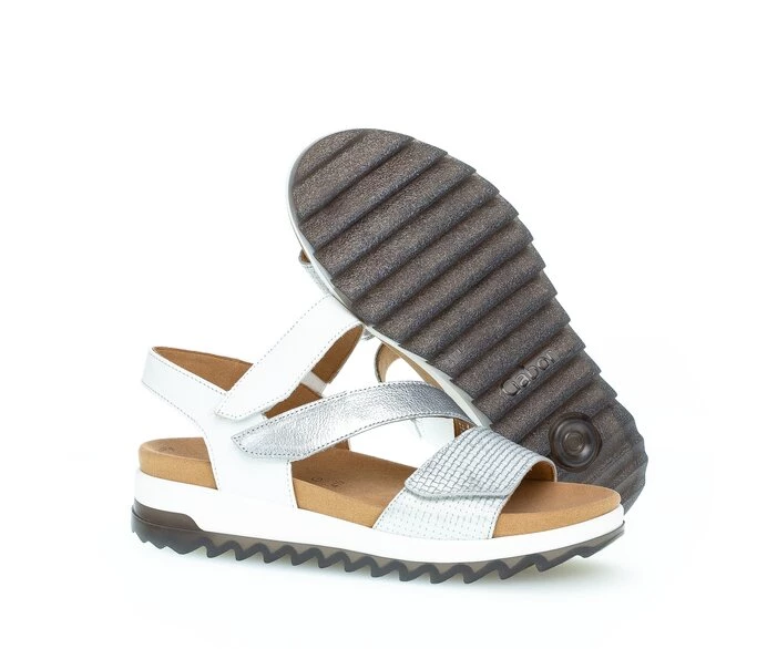 Sandalias Gabor Mujer Plateadas | ES0002791