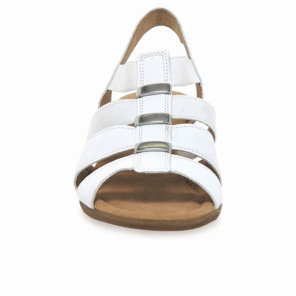 Sandalias Tacones Gabor Joan Modern Mujer Blancas | ES0002971