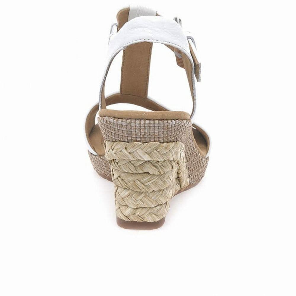 Sandalias Tacones Gabor Karen Modern Mujer Blancas | ES0002975