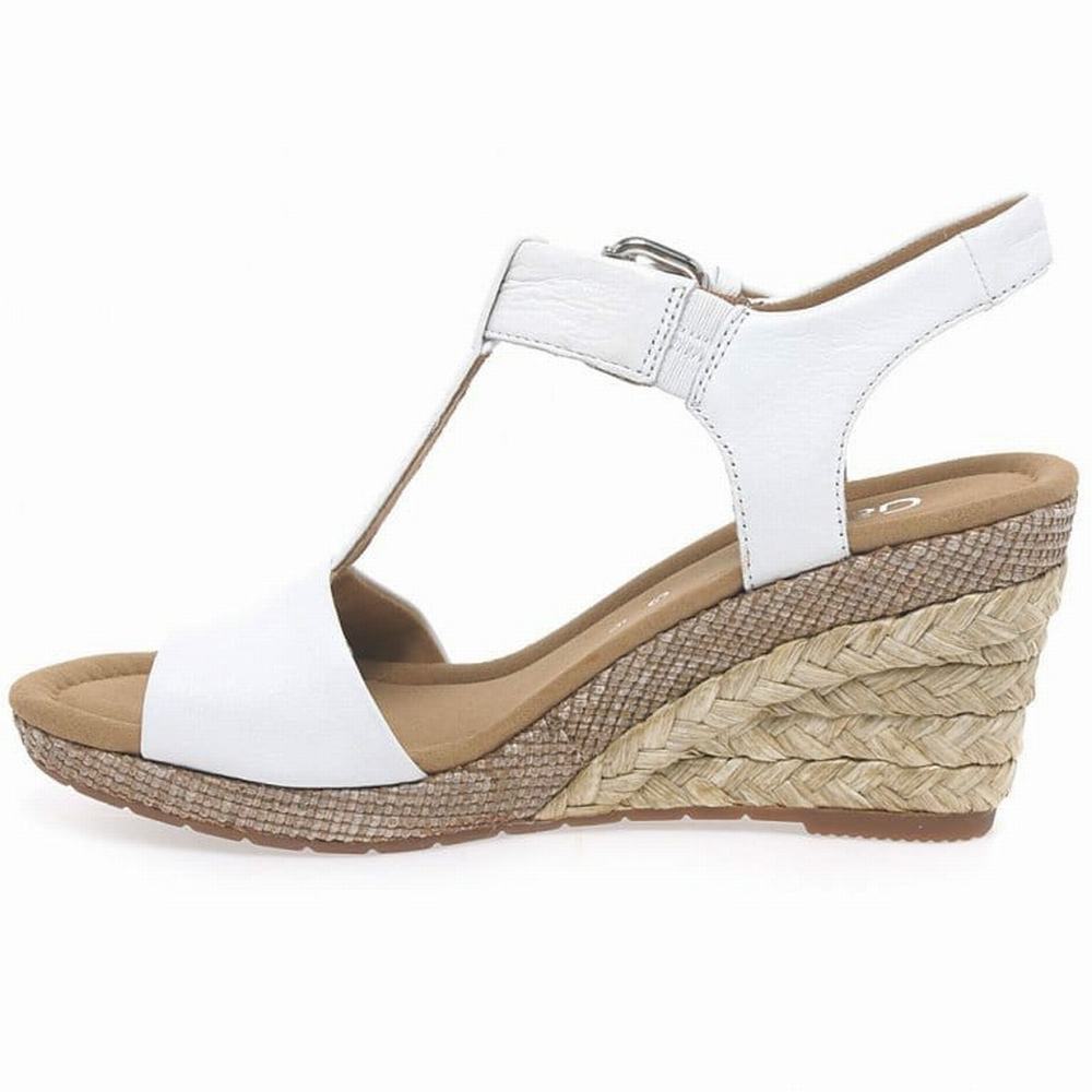 Sandalias Tacones Gabor Karen Modern Mujer Blancas | ES0002975