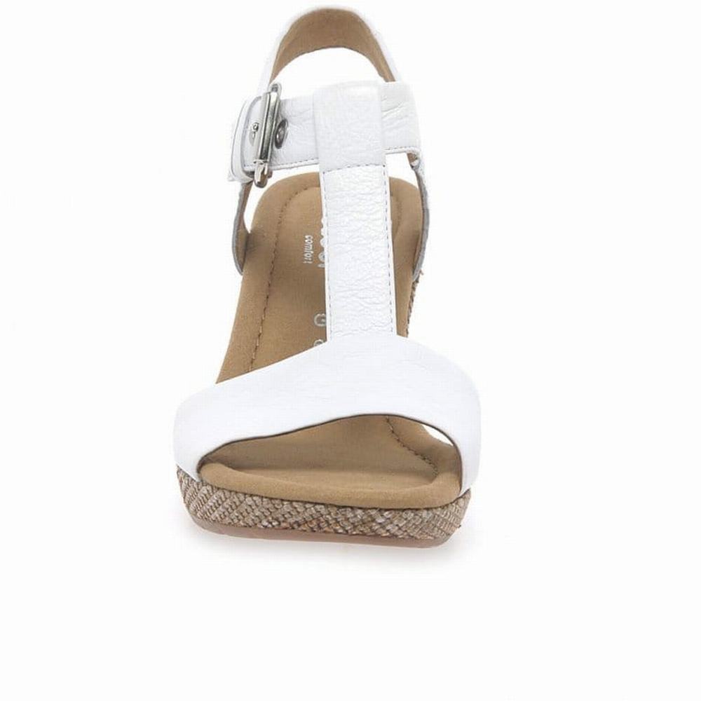 Sandalias Tacones Gabor Karen Modern Mujer Blancas | ES0002975