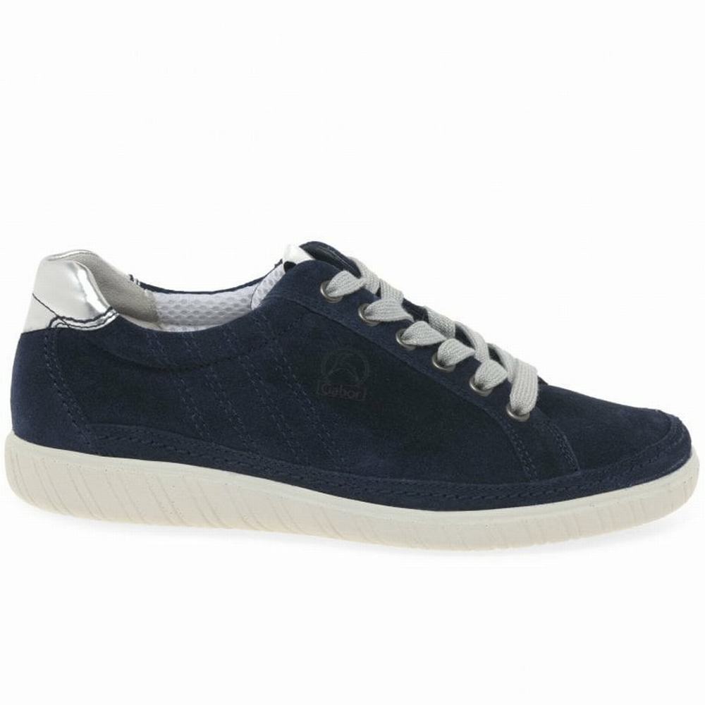 Zapatillas Gabor Amulet Anchos Fit Mujer Azules | ES0001353