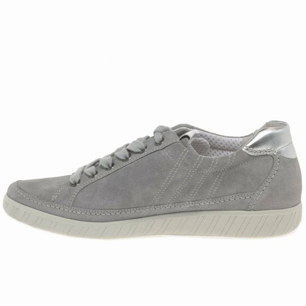 Zapatillas Gabor Amulet Anchos Fit Mujer Gris | ES0001354