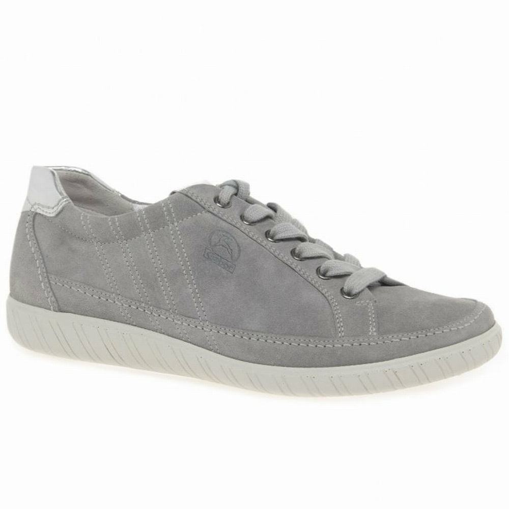 Zapatillas Gabor Amulet Anchos Fit Mujer Gris | ES0001354