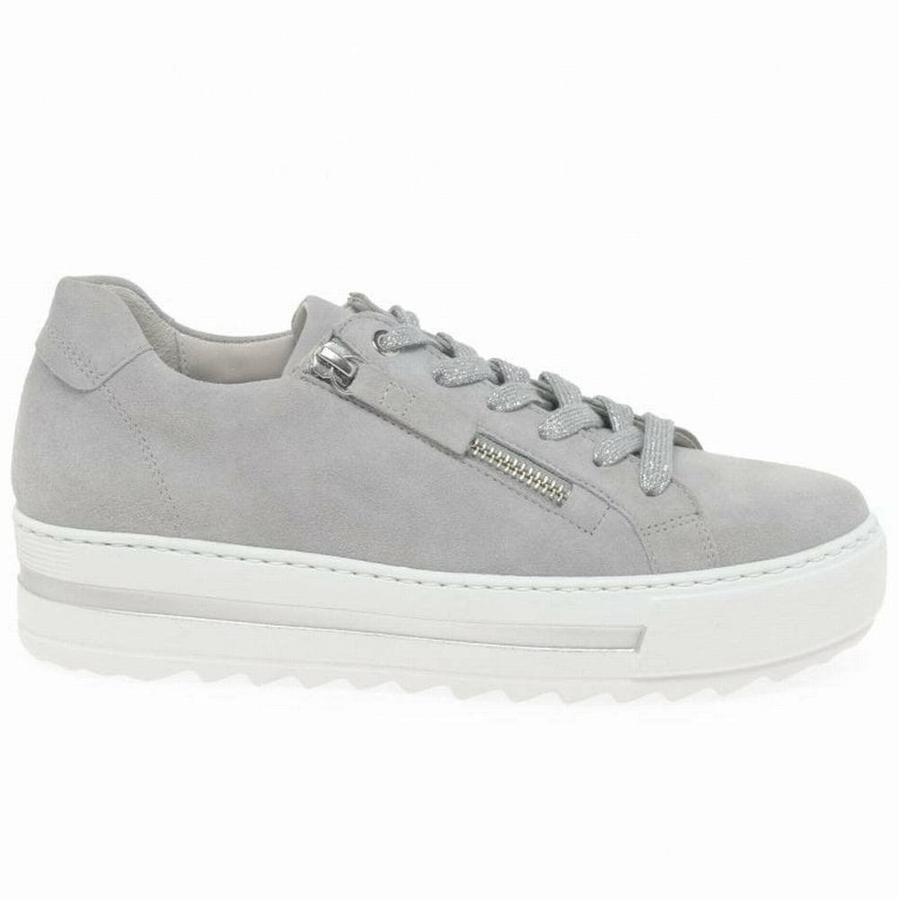 Zapatillas Gabor Heather Casuales Mujer Gris Claro | ES0001323