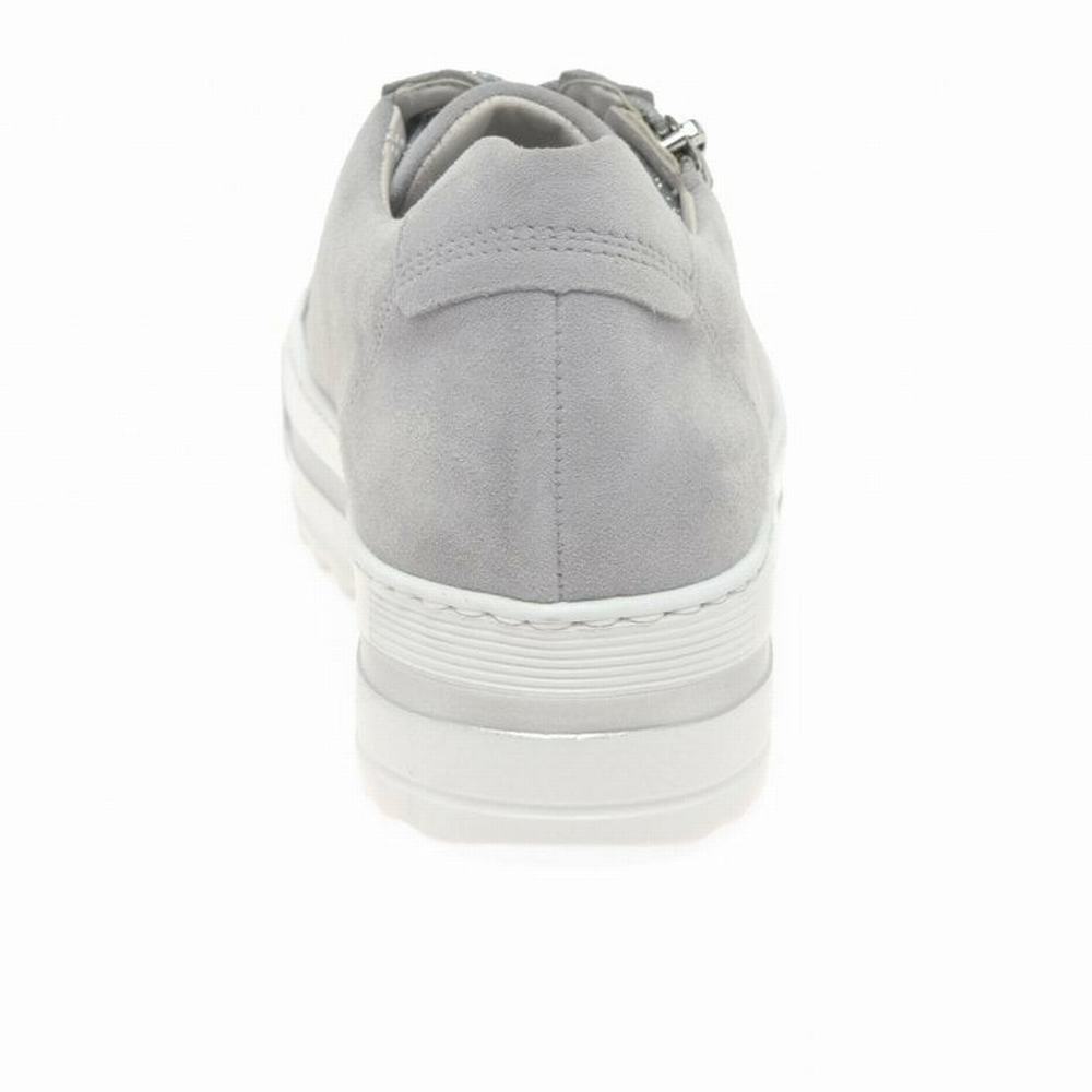 Zapatillas Gabor Heather Casuales Mujer Gris Claro | ES0001323