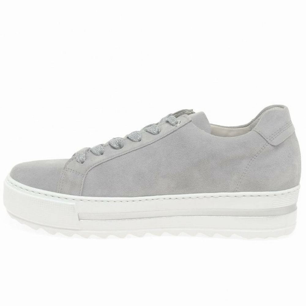 Zapatillas Gabor Heather Casuales Mujer Gris Claro | ES0001323