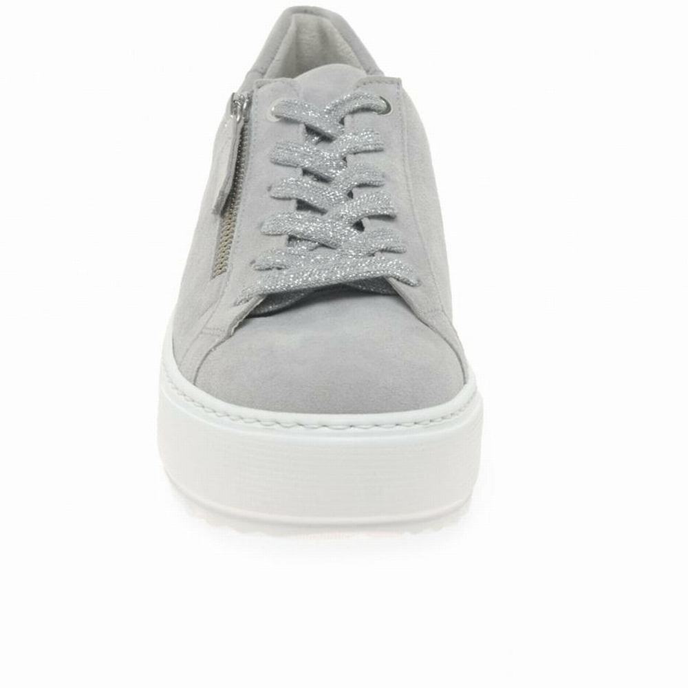 Zapatillas Gabor Heather Casuales Mujer Gris Claro | ES0001323