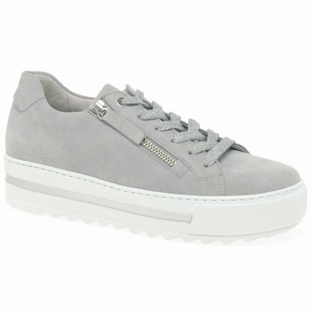 Zapatillas Gabor Heather Casuales Mujer Gris Claro | ES0001323