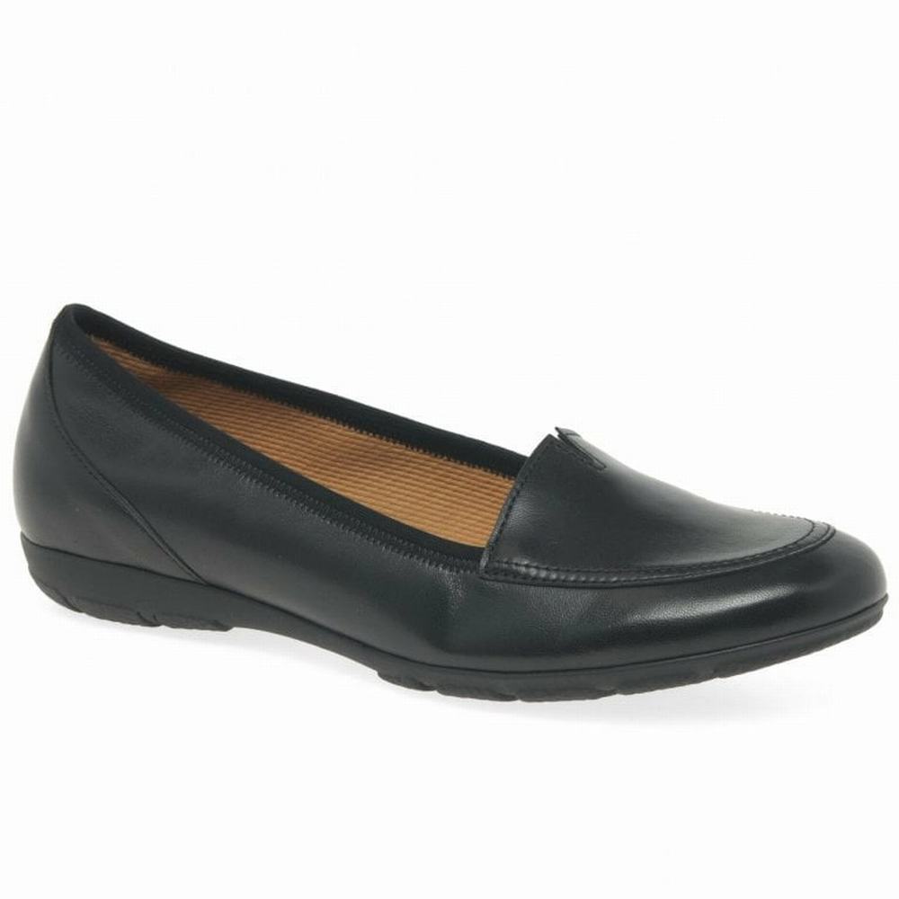 Zapatos Planos Gabor Reedham Slip On Mujer Negras | ES0001946