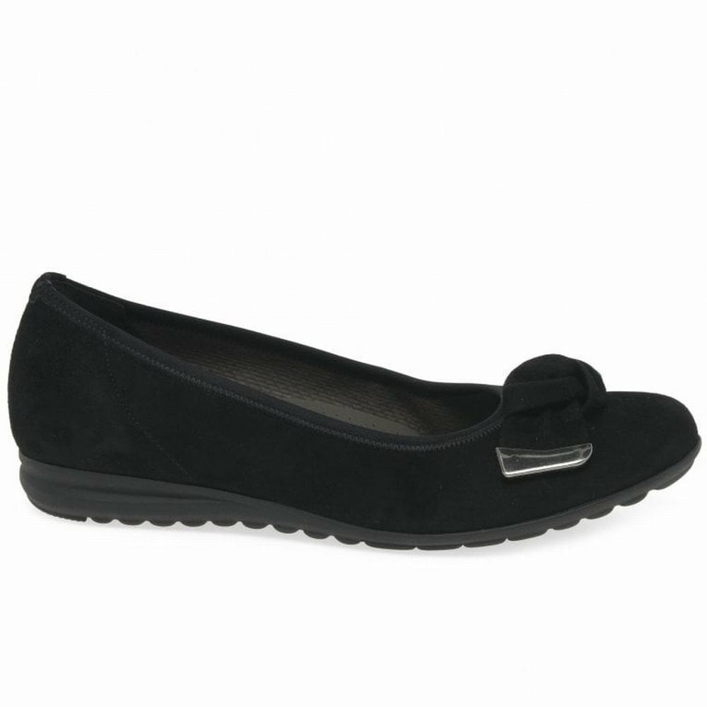 Zapatos Planos Gabor Silent Mujer Negras | ES0001952