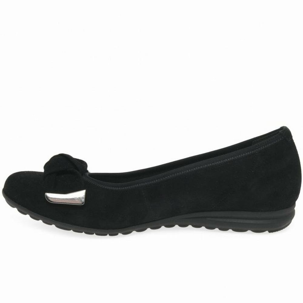 Zapatos Planos Gabor Silent Mujer Negras | ES0001952