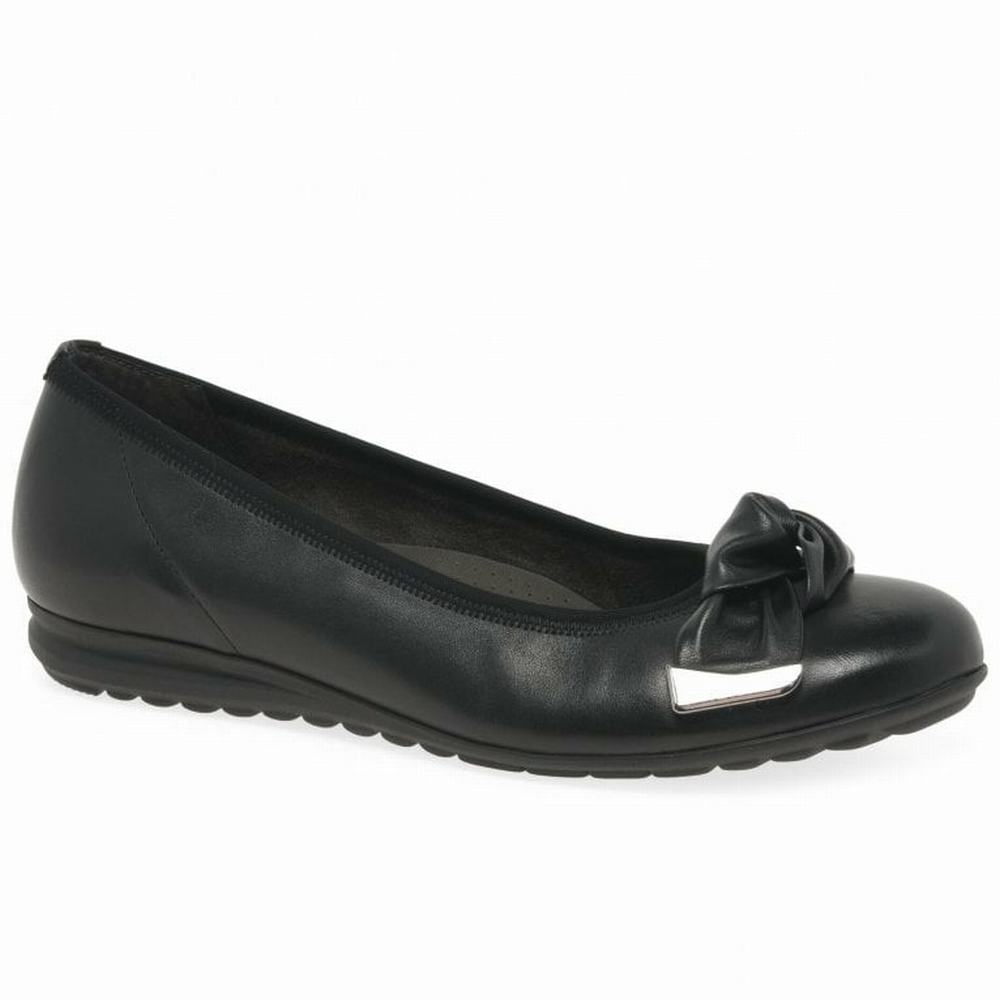 Zapatos Planos Gabor Silent Mujer Negras | ES0001953