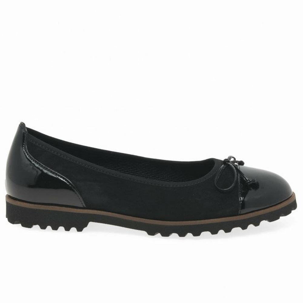 Zapatos Planos Gabor Temptation Mujer Negras | ES0001933