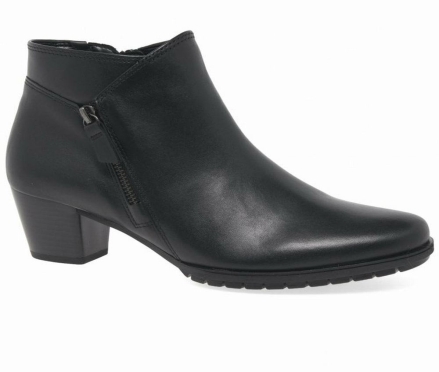 Botines Gabor Olivetti Zip Fijacion Mujer Negras | ES0004638