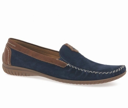 Loafers Gabor California Deportivo Mujer Azul Marino Marrones | ES0001901