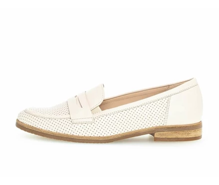 Loafers Gabor Mujer Blancas | ES0001754