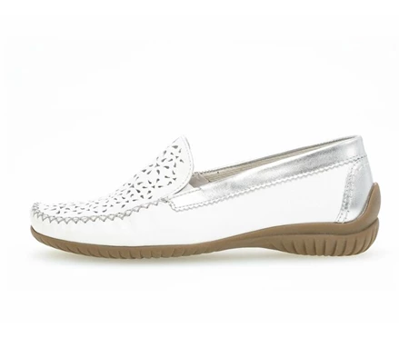 Loafers Gabor Mujer Blancas | ES0001825