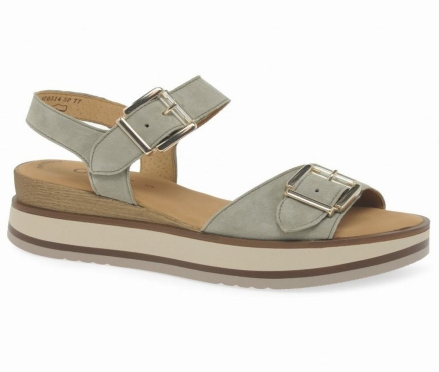 Sandalias Cuña Gabor GAB COLETRAINE 84.684 Mujer Gris | ES0002200